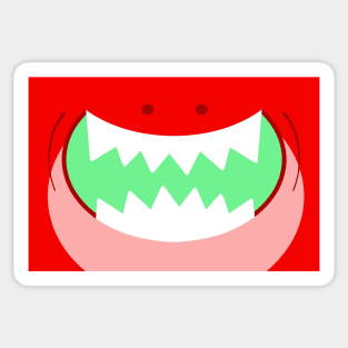 RadioActive Red Shark Sticker